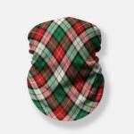 Protective Neck Gaiter Christmas Plaid Design