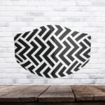 Reusable Washable Protection Face Mask Geometric Pattern