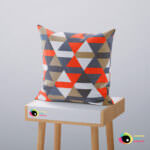 Home Throw Pillow Geometric Pattern