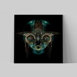 Cyborg Face Canvas Wall Art