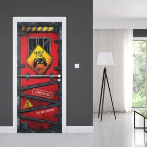 Gamer Room Door Mural